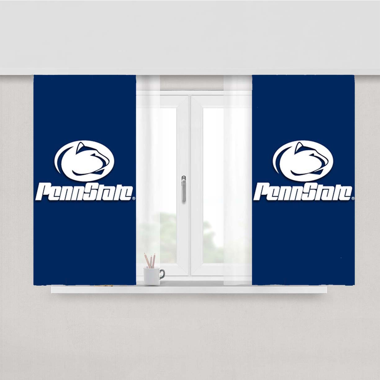 Penn State Sport Peach Skin Window Curtains