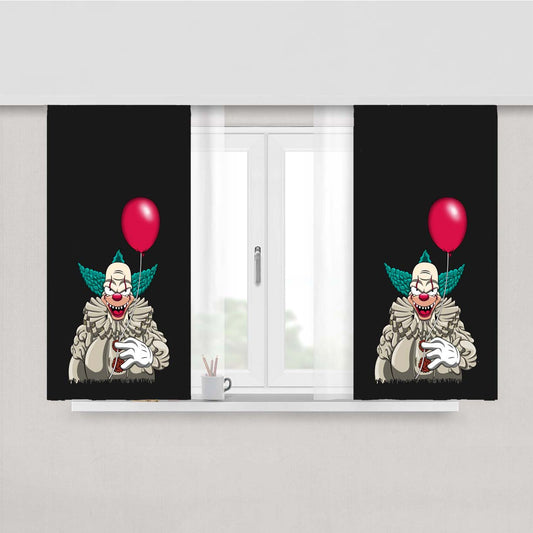 Pennywise It The Simpsons Peach Skin Window Curtains