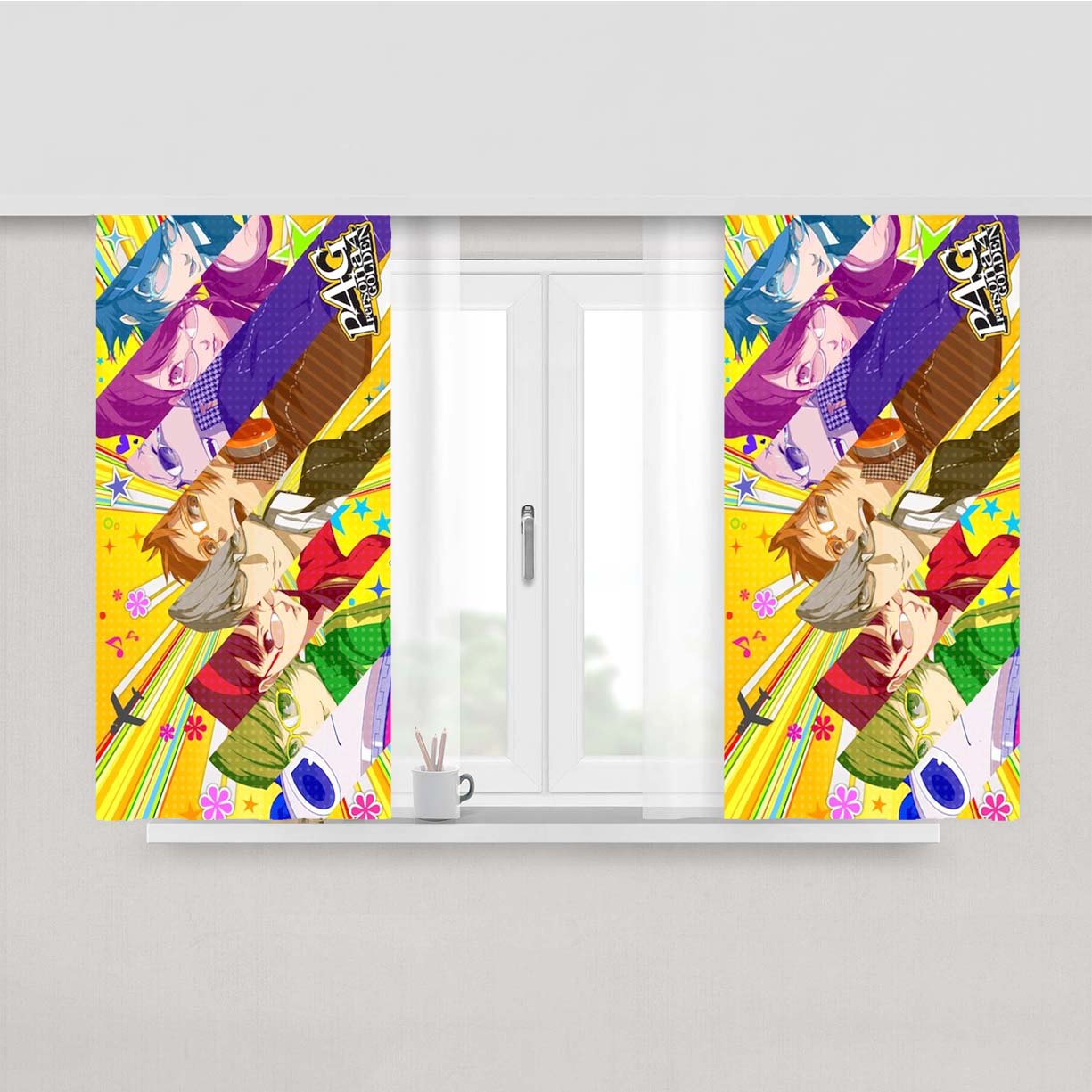Persona Peach Skin Window Curtains