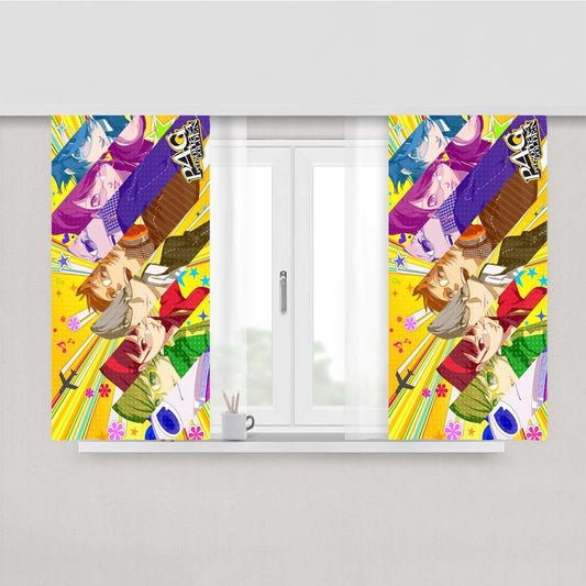 Persona Peach Skin Window Curtains