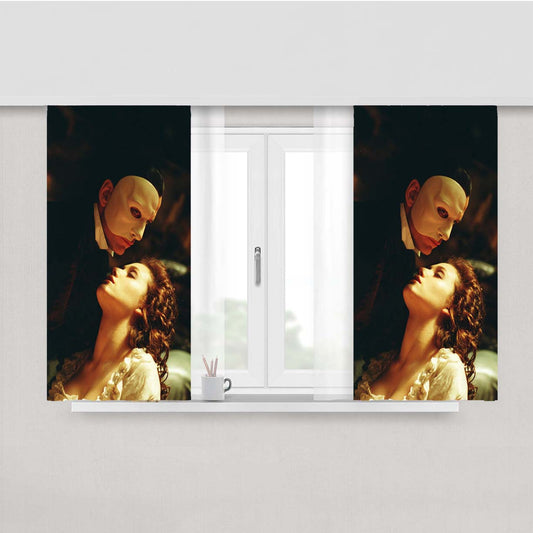 Phantom Of The Opera Peach Skin Window Curtains