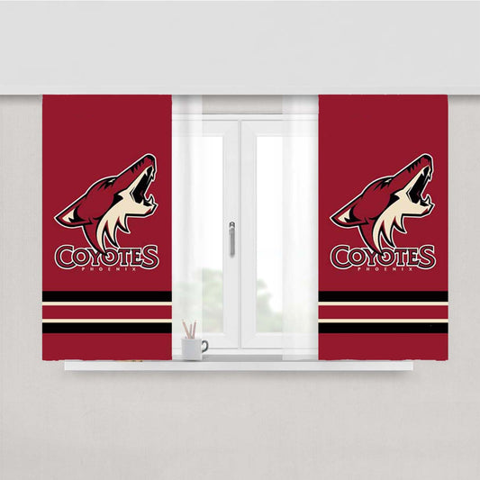Phoenix Coyotes Peach Skin Window Curtains