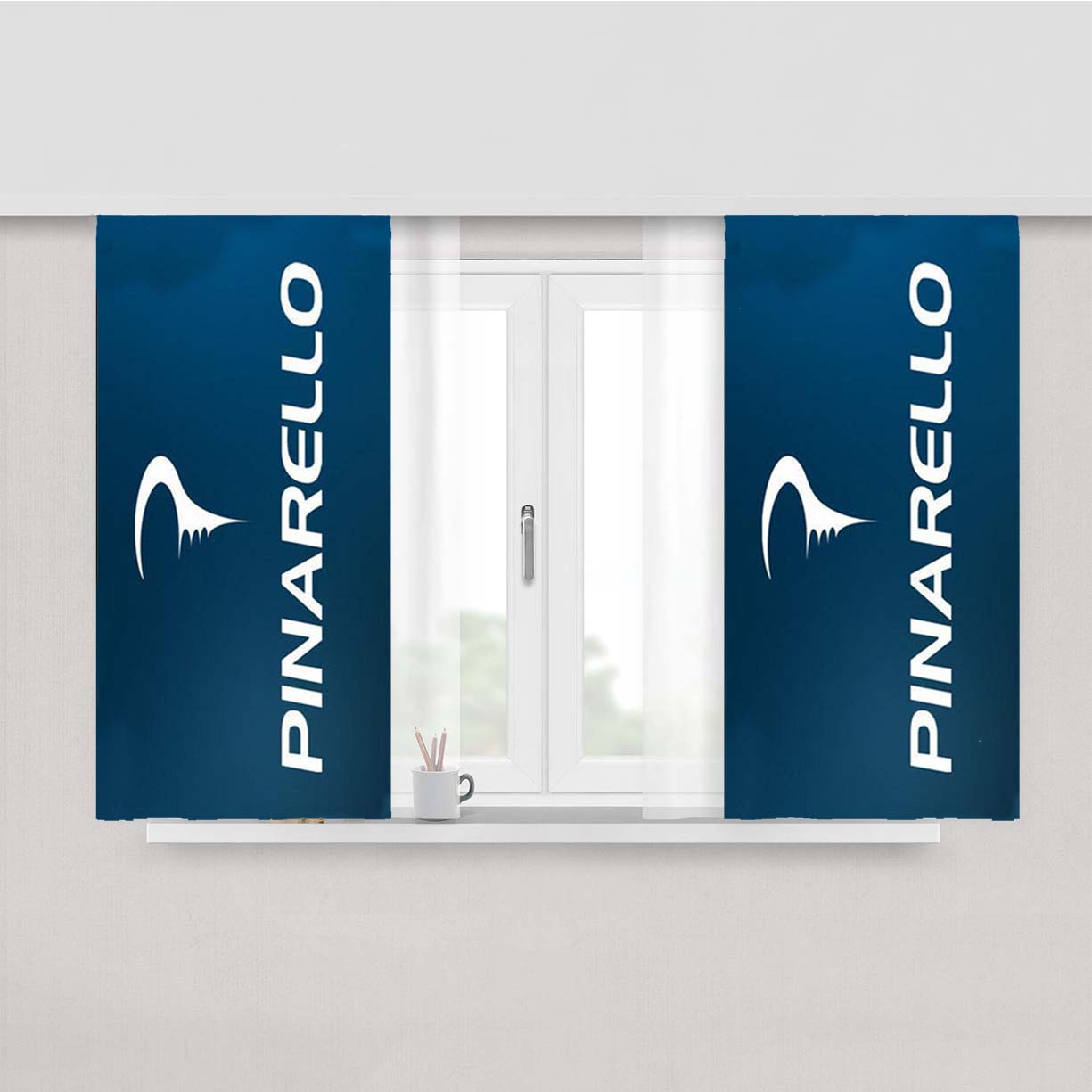 Pinarello Peach Skin Window Curtains