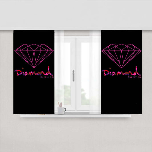 Pink Diamond Supply Co Peach Skin Window Curtains