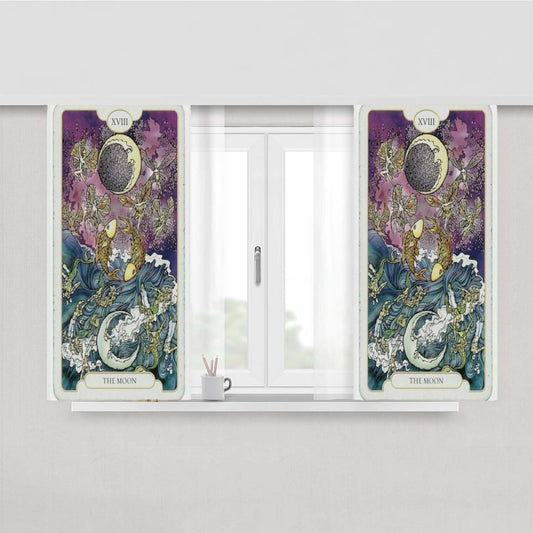 Pisces Te Moon Xviii Peach Skin Window Curtains