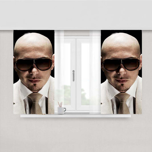 Pitbull Shades Peach Skin Window Curtains