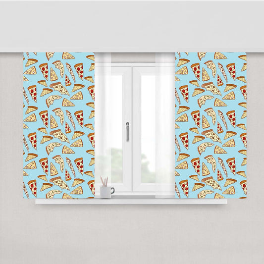Pizza Iphone Peach Skin Window Curtains