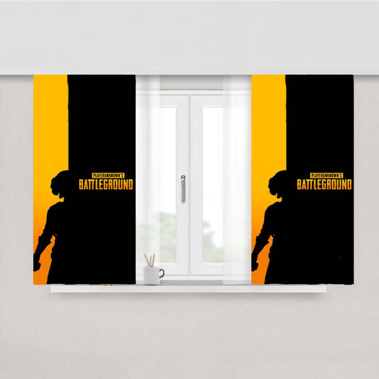Player Battlegrounds Peach Skin Window Curtains
