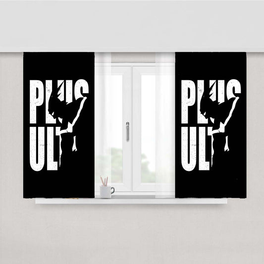 Plus Ultra All Might Peach Skin Window Curtains