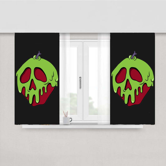 Poison Apple Peach Skin Window Curtains