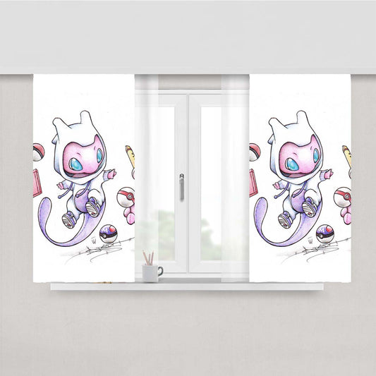 Pokéssentials Peach Skin Window Curtains