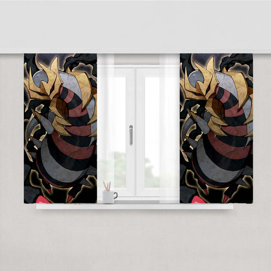 Pokemon Giratina Peach Skin Window Curtains