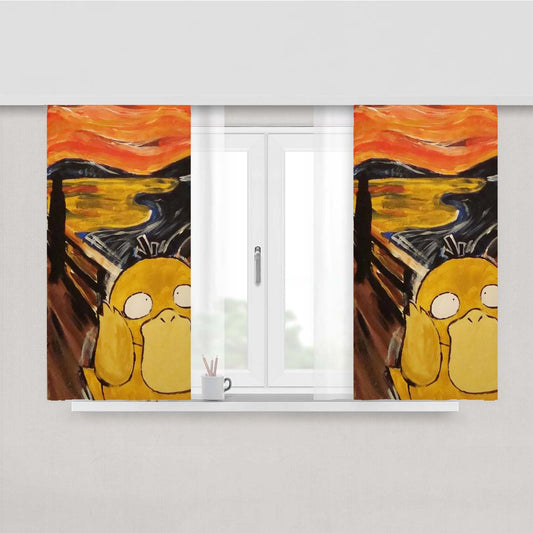 Pokemon Scream Du Peach Skin Window Curtains