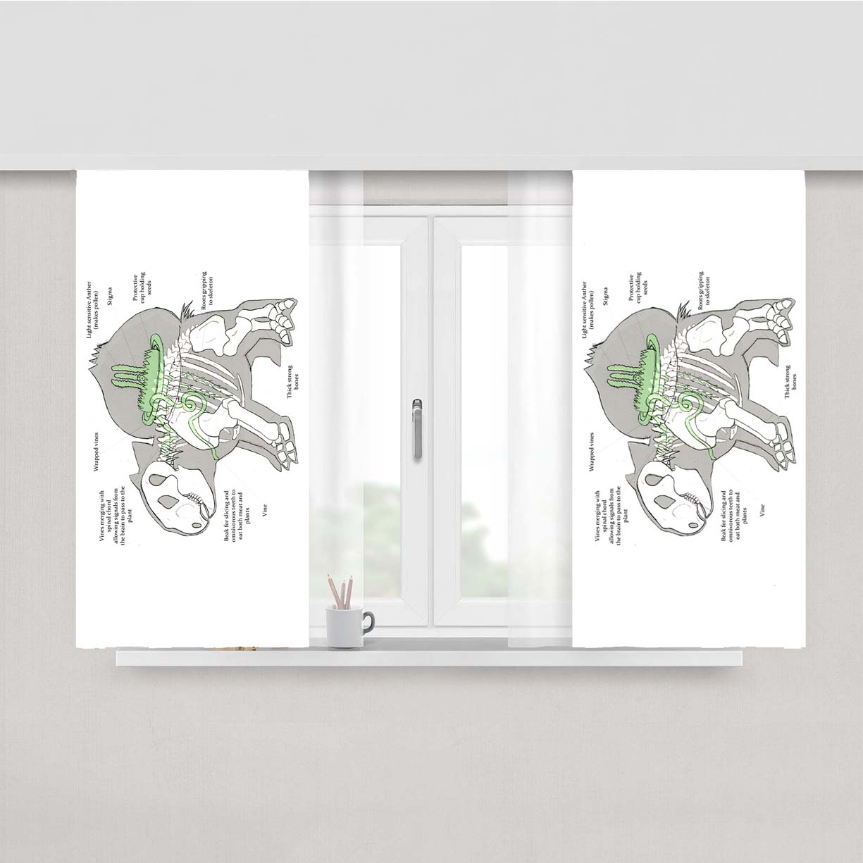 Pokemonography Bulbasaur Pokemon Pocket Monsters Peach Skin Window Curtains