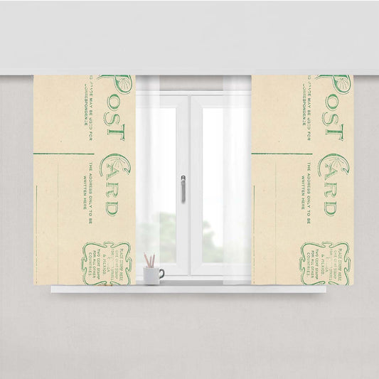 Postcard Peach Skin Window Curtains