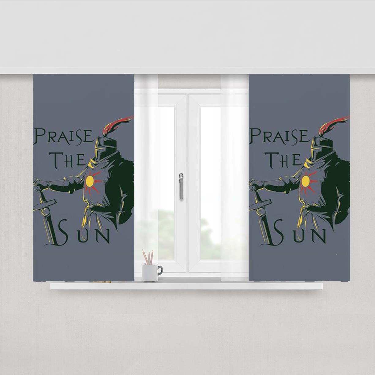 Praise The Sun Peach Skin Window Curtains