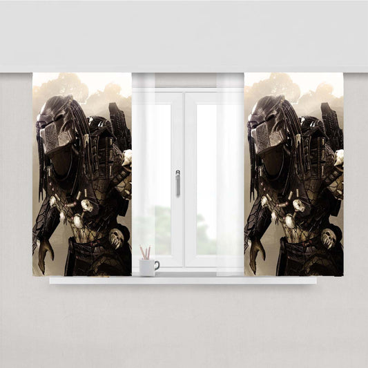 Predator Game Peach Skin Window Curtains