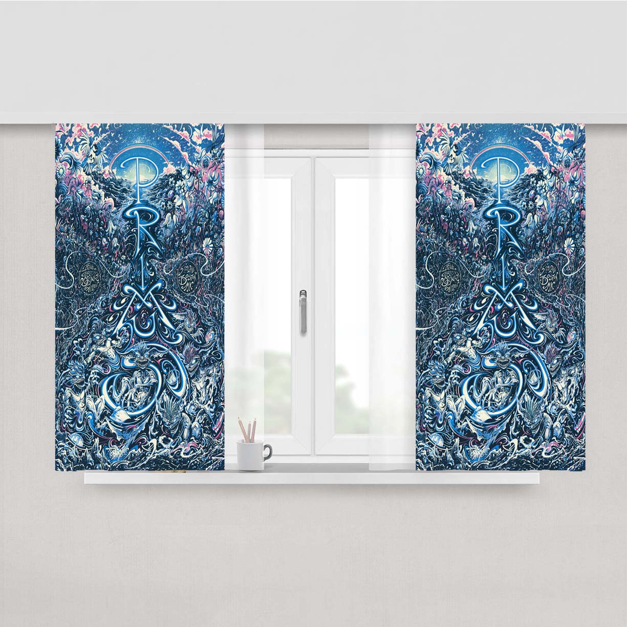 Primus Boston Miles T Peach Skin Window Curtains