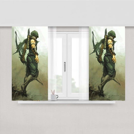 Prince Of Persia Peach Skin Window Curtains