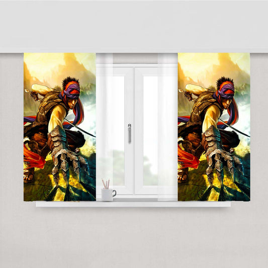 Prince Of Persia Claw Peach Skin Window Curtains