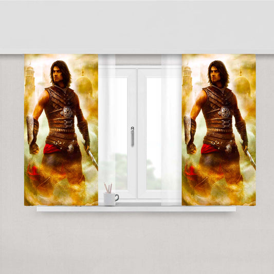 Prince Of Persia The Forgotten Sands Cover Peach Skin Window Curtains