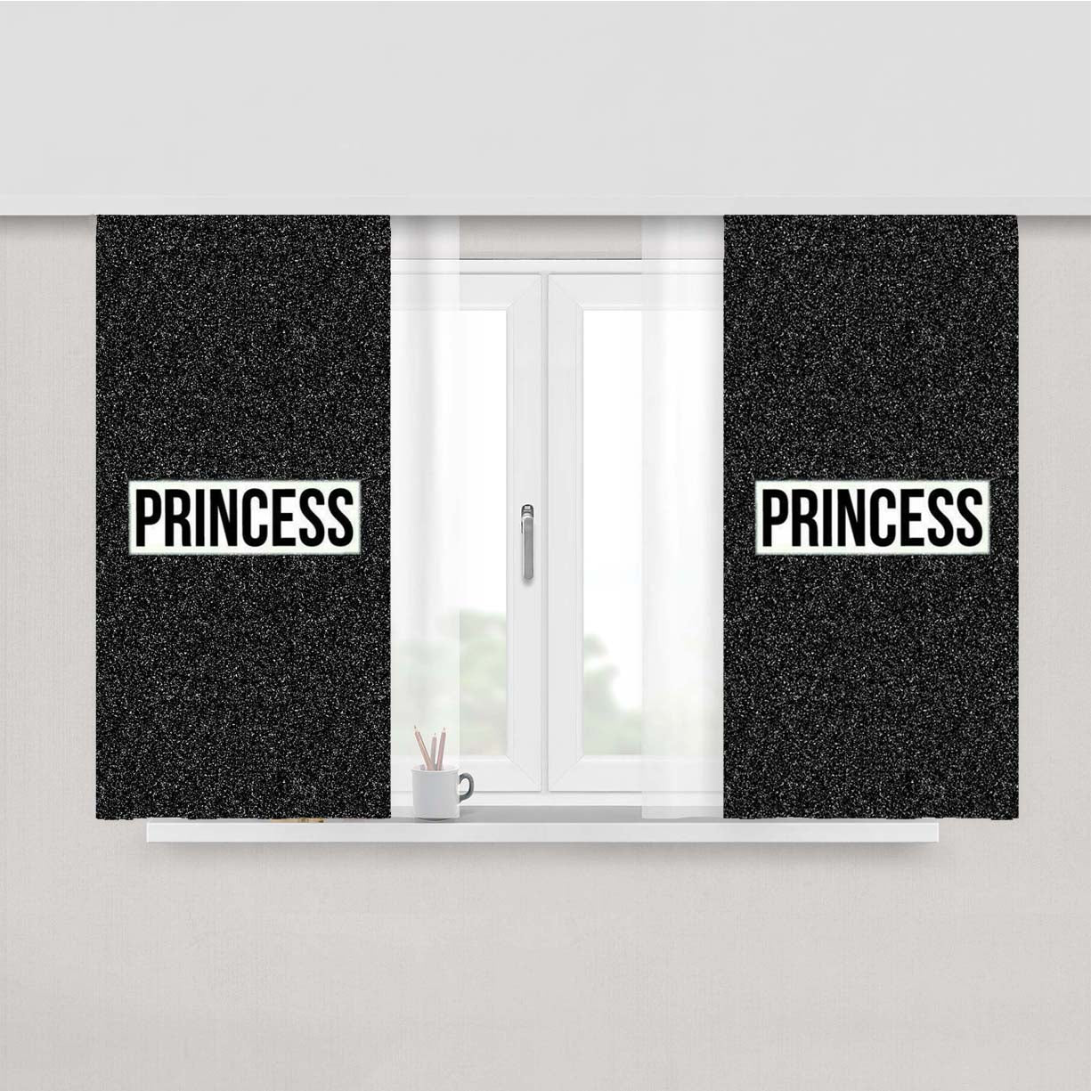 Princess Peach Skin Window Curtains