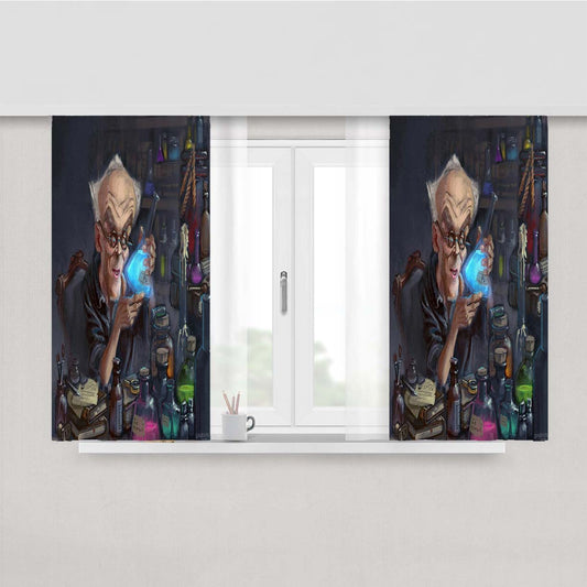 Professor Almandis Peach Skin Window Curtains