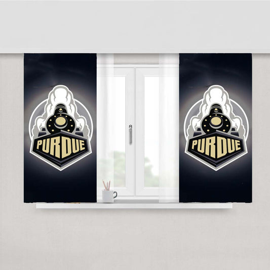 Purdue Train Peach Skin Window Curtains