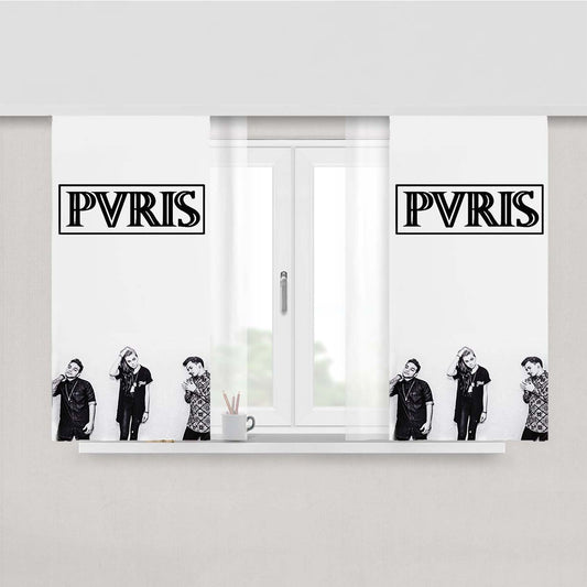 Pvris Peach Skin Window Curtains