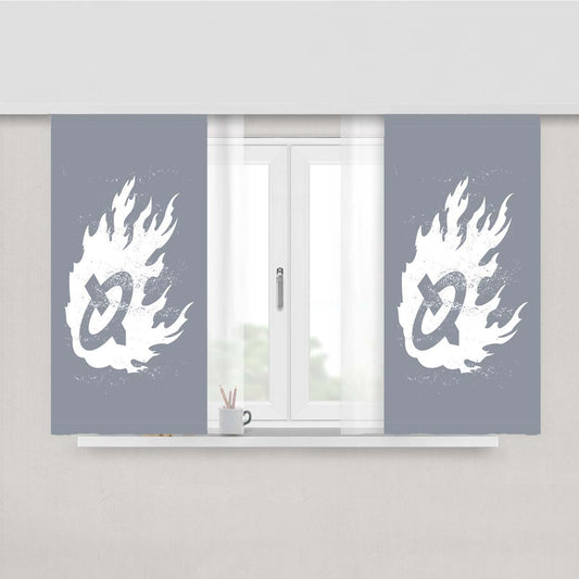 R.O Peach Skin Window Curtains