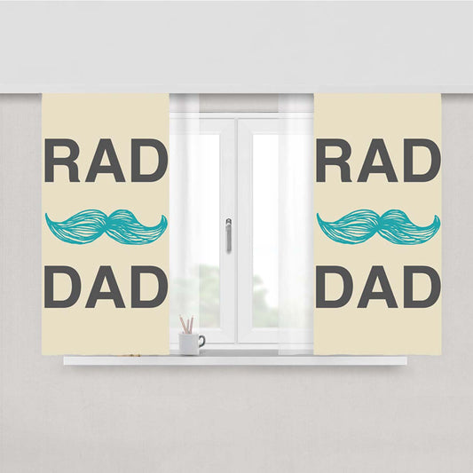 Rad Dad Peach Skin Window Curtains