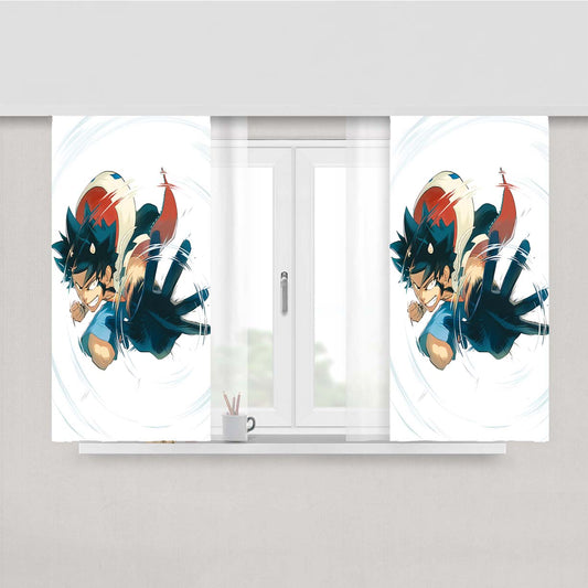 Radiant Witch Seth Power Peach Skin Window Curtains