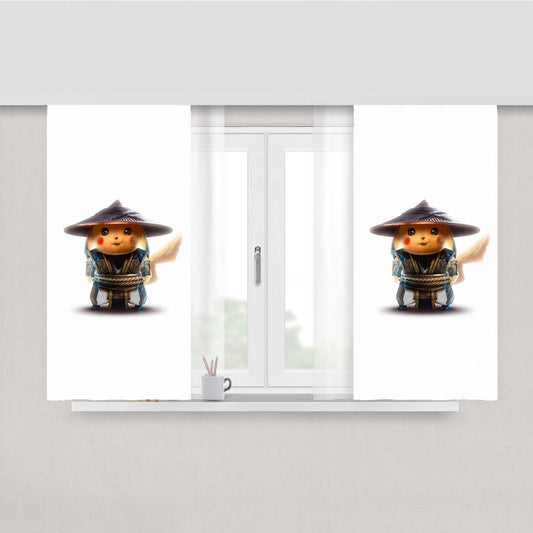 Raidchu Raiden Mortal Kombat X Pikachu Peach Skin Window Curtains