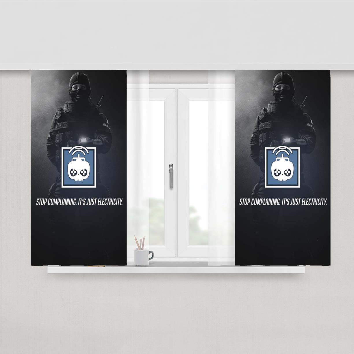 Rainbow Six Siege Attackers Twitch Peach Skin Window Curtains