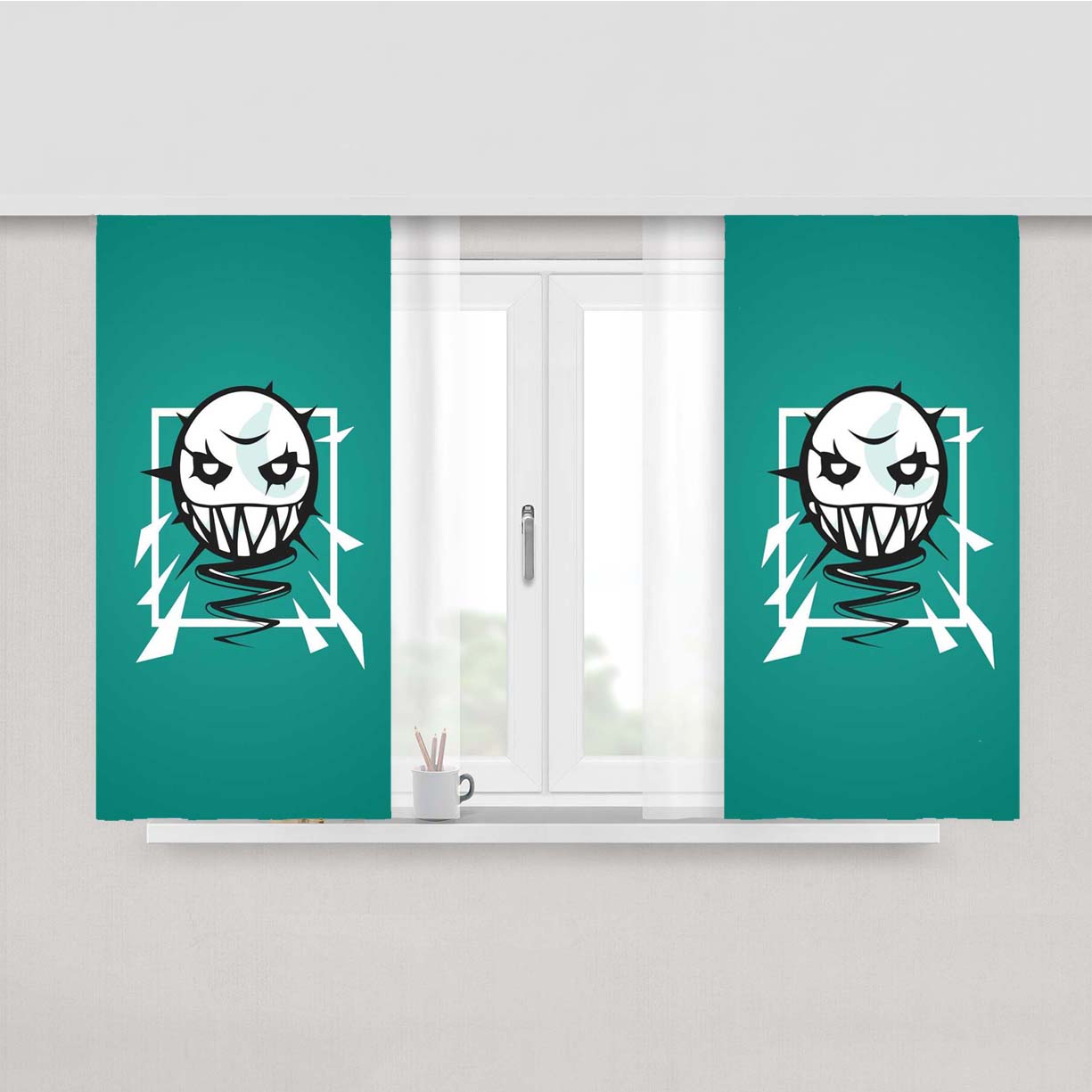 Rainbow Six Siege Ela Jarvis Xciv Peach Skin Window Curtains