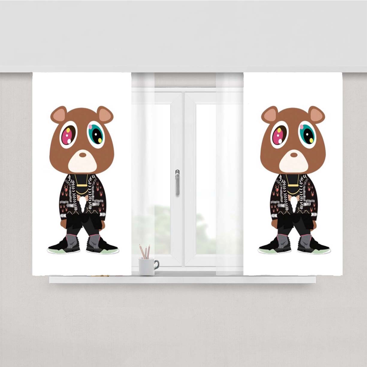 Rakuma Peach Skin Window Curtains