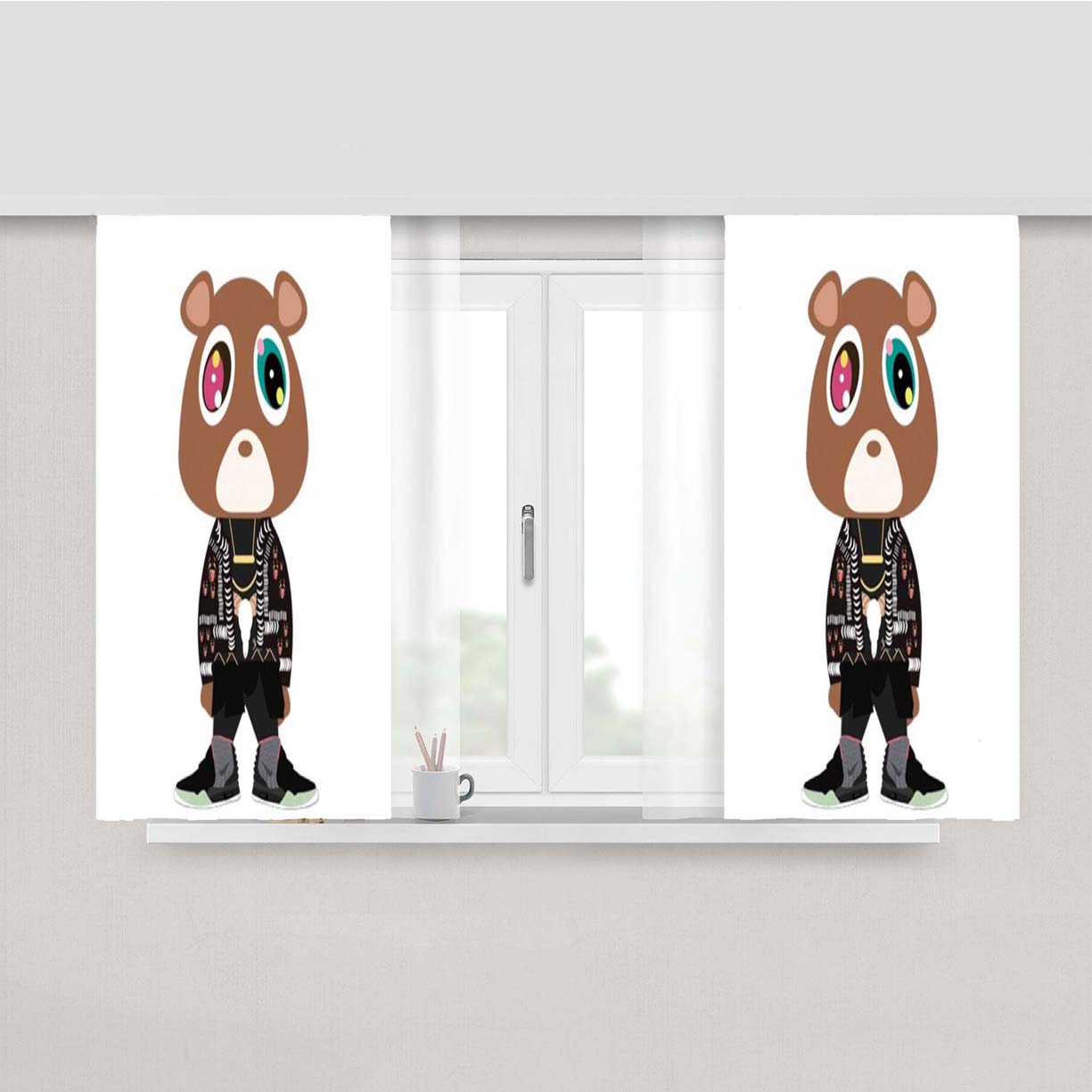 Rakuma.Rakuten Peach Skin Window Curtains
