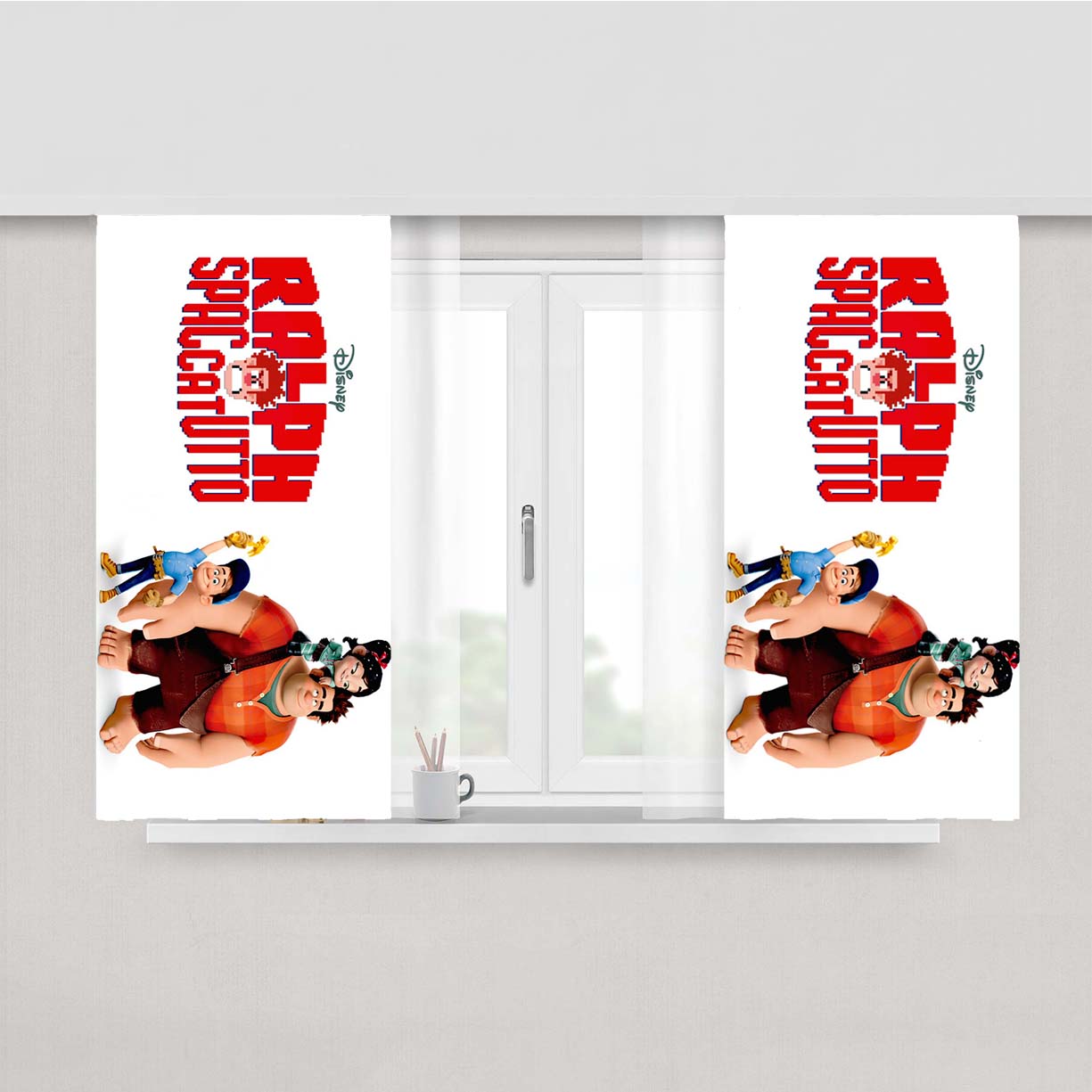 Ralph Wreck It Peach Skin Window Curtains
