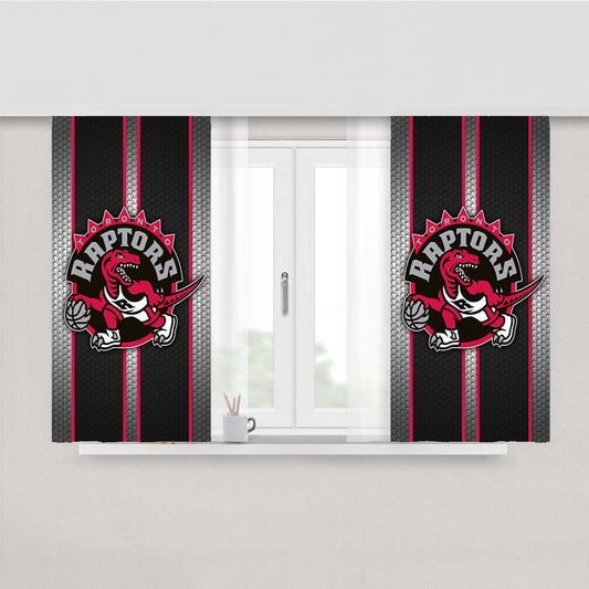 Raptors Nba Peach Skin Window Curtains
