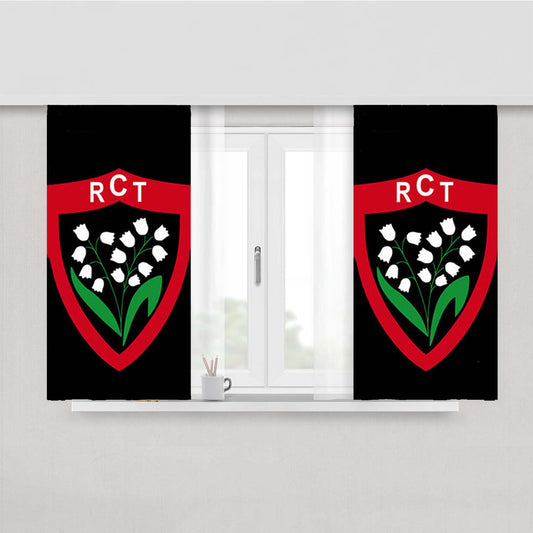 Rct Logo Peach Skin Window Curtains