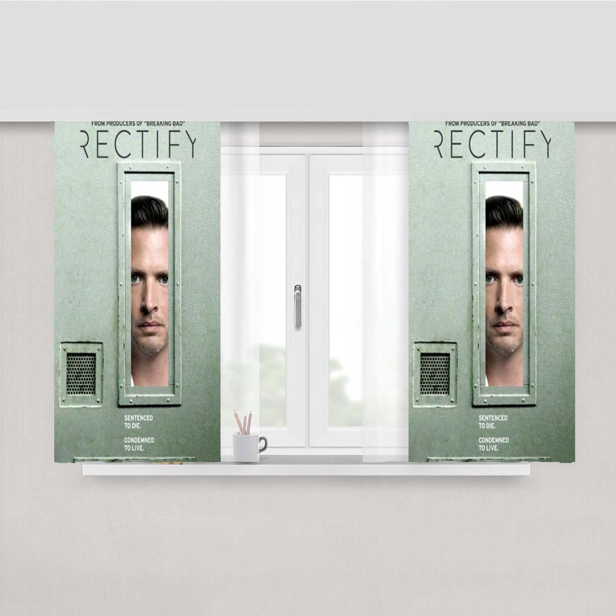 Rectify Peach Skin Window Curtains