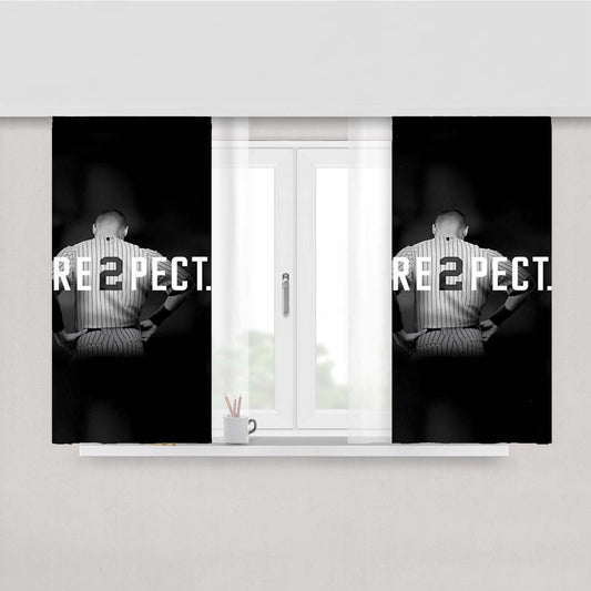 Respect Derek Jeter Re2Pect Peach Skin Window Curtains