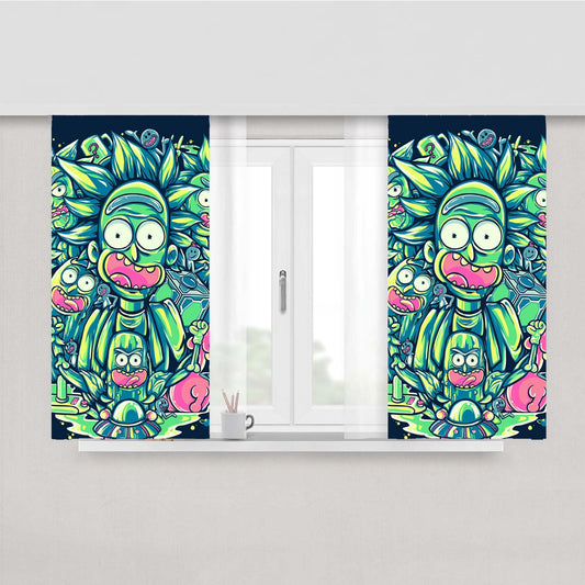 Rick Everywhere Peach Skin Window Curtains