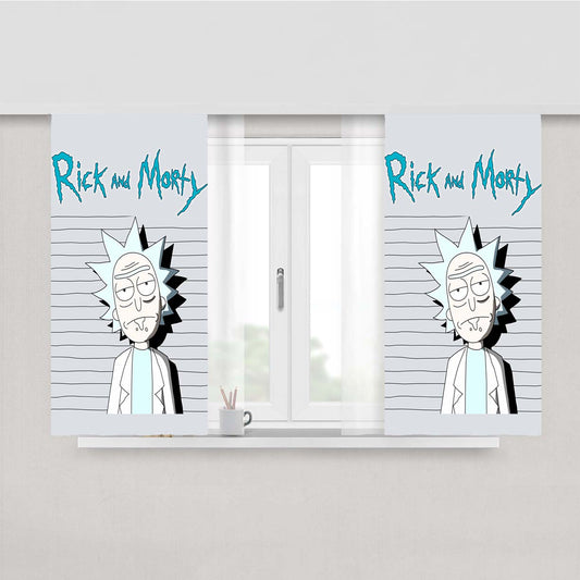 Rick In Jail Peach Skin Window Curtains