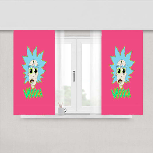 Rickedelic Peach Skin Window Curtains