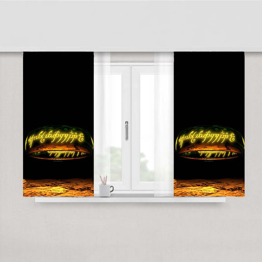 Rings Peach Skin Window Curtains