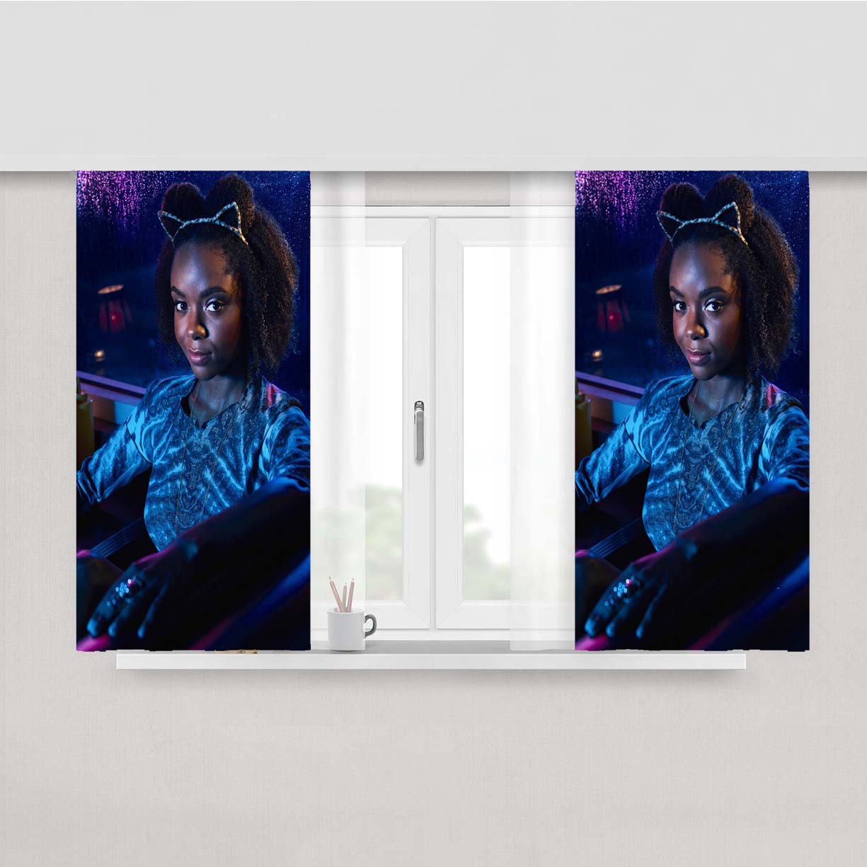 Riverdale Josie Mccoy Peach Skin Window Curtains