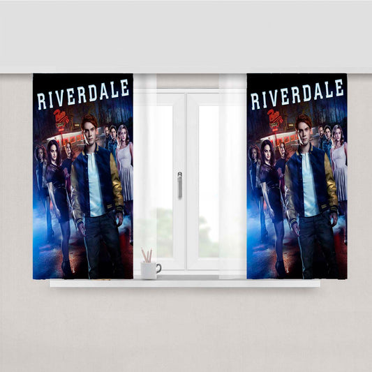 Riverdale Poster Peach Skin Window Curtains