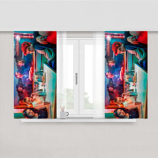Riverdale Tv Searies Peach Skin Window Curtains