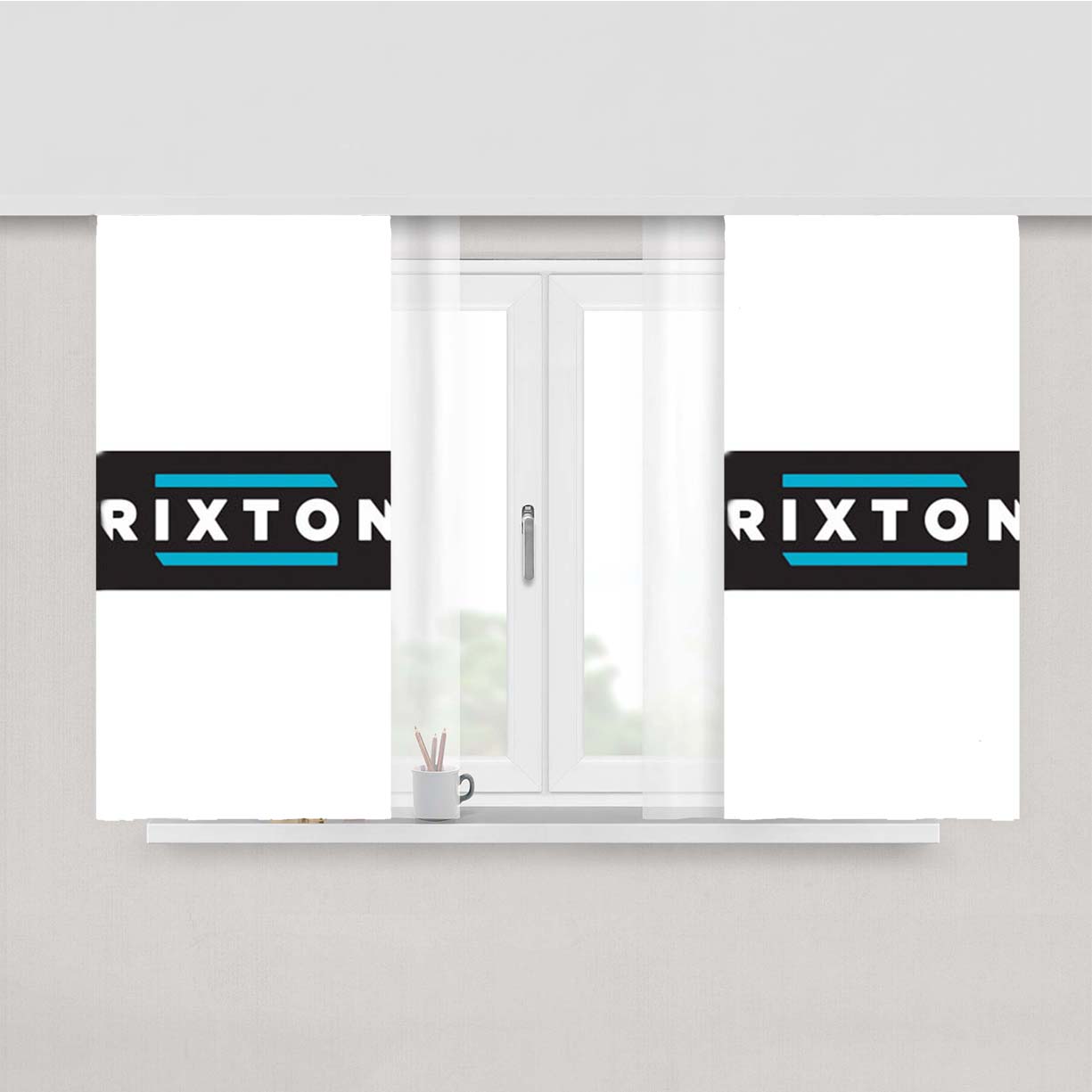 Rixton Art Peach Skin Window Curtains